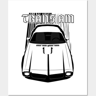 Firebird Transam 1973 - Dark Transparent/Multi Color Posters and Art